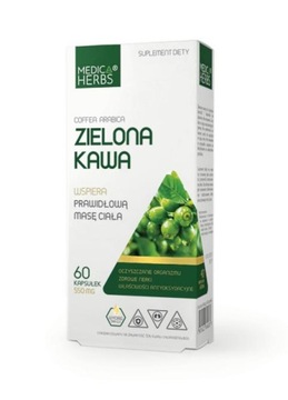 MEDICA ZIELONA KAWA ODCHUDZANIE OCZYSZCZENIE ENERGIA WITALNOŚĆ OCZYSZCZANIE