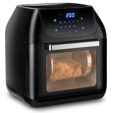 PIEKARNIK BEZTŁUSZCZOWY 12L XXL 1500W FRYTKOWNICA AIR OWEN FRYER ROŻEN LCD