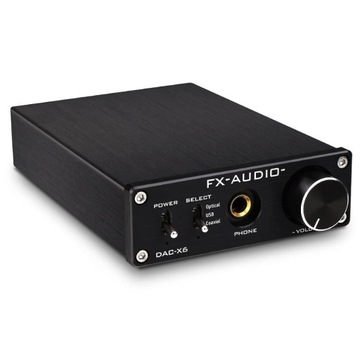 Усилитель для наушников FX-AUDIO DAC-X6, декодер ЦАП