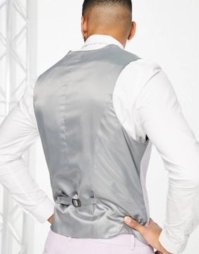 ДВУХКОРИЧНЕВЫЙ ФИОЛЕТОВЫЙ ПАСТЕЛЬНЫЙ ЖИЛЕТ 38 ОБЫЧНЫЙ AS8