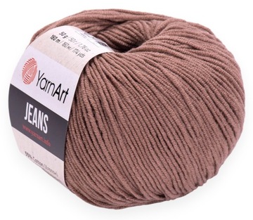 Włóczka Jeans YarnArt kolor KAWA Z MLEKIEM 71