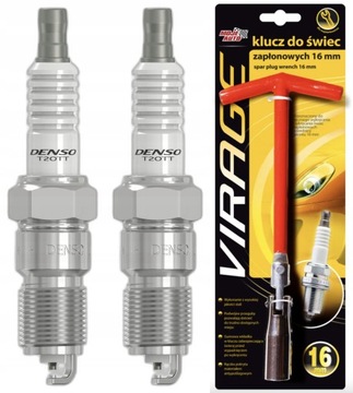 DENSO T20TT ŚWIECA ZAPŁONOWA + klucz do świec 16mm