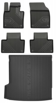 Set 77 Gumové rohože a rohože Volvo XC90 2 od roku 2014