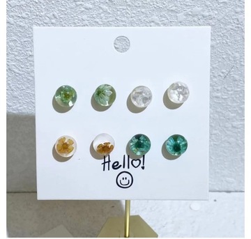 50 шт. Упаковочные открытки для сережек с улыбающимся лицом Dis