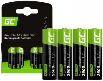 12 БАТАРЕИ AA R6 GREEN CELL 2600 мАч