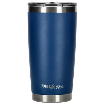 БОЛЬШАЯ ТЕРМАЛЬНАЯ КРУЖКА 600 МЛ СТАЛЬНАЯ ТЕРМО-ТЕРМО ДЛЯ КОФЕ И ЧАЯ - ПРЕМИУМ КАЧЕСТВА