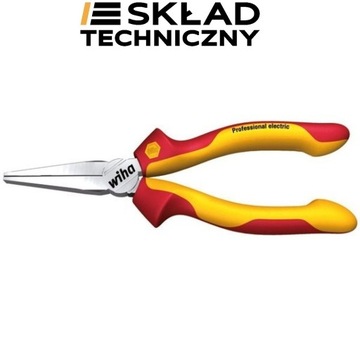 Szczypce płaskie wydłużone VDE Z07006 160mm