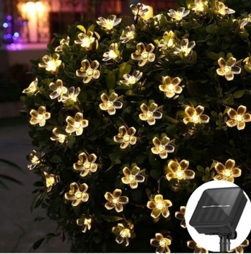 СВЕТОДИОДНЫЕ СВЕТИЛЬНИКИ ЦВЕТОЧНЫЕ ЛАМПЫ 7M 50LED GARDEN m1
