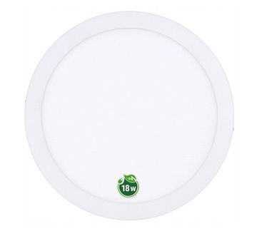 Круглая светодиодная панель поверхностного монтажа 18 Вт CCD