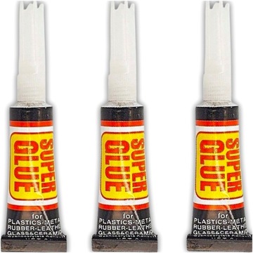 KLEJ SUPER GLUE SZYBKI MOCNY ZESTAW STRONG 3SZTUKI