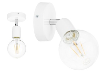 Kinkiet ścienny prosty ruchomy LOFT EDISON 1x E27