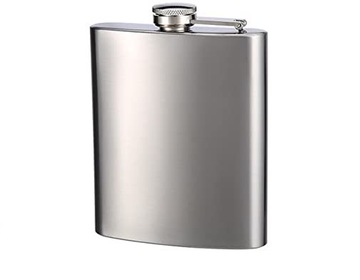 Фляга из нержавеющей стали емкостью 207 мл.