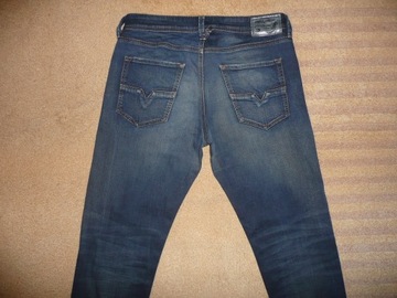 Spodnie dżinsy DIESEL W32/L32=43/106cm jeansy LARKEE-BEEX
