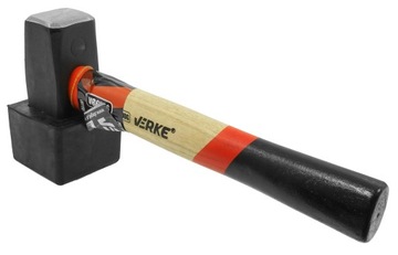 MŁOTEK BRUKARSKI NAKŁADKĄ GUMĄ KOSTKI BRUKU 1500g