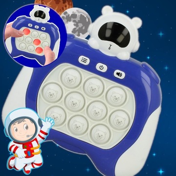 POP IT POPIT АРКАДНАЯ ИГРА ЭЛЕКТРИЧЕСКИЙ АНТИСТРЕСС СВЕТОДИОДНЫЕ ЗВУКИ ПРОСТРАНСТВО