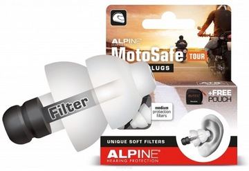 Alpine MotoSafe TOUR zatyczki dla motocyklistów