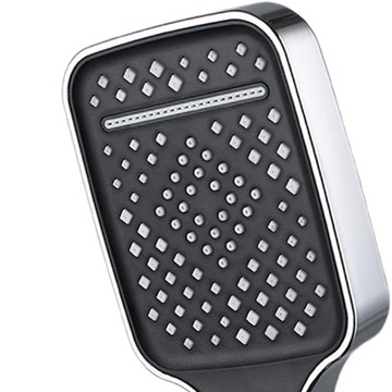 Душевая лейка высокого давления Современная сменная 7-режимная серебряная душевая лейка с тропическим душем