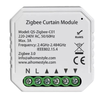 Универсальный контроллер рольставен с процентной регулировкой ZIGBEE TUYA