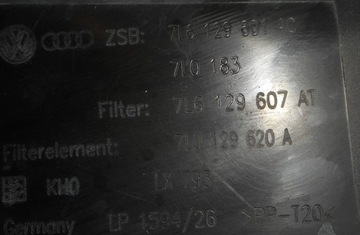 AUDI Q7 4L 07R 3.6 POUZDRO FILTRU VZDUCHU 7L6129601AC 03H906461