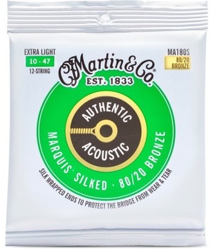 Struny akustyczne 12-strunowe Martin MA180S