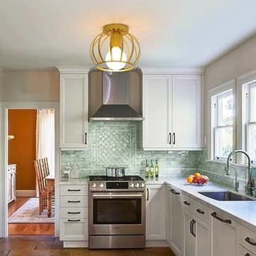 ПОТОЛОЧНЫЙ СВЕТИЛЬНИК В ВИНТАЖНОМ СТИЛЕ ДЛЯ ПРИХОЖЕЙ E27