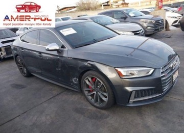 Audi A5 F5 S5 Sportback 3.0 TFSI 354KM 2018 Audi S5 Coupe 3.0T Premium Plus 2018 3.0 Benzyna 354KM