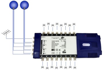 Мультипереключатель Spacetronik Pro Series MS-0916PL 9/16