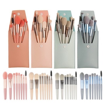 8 Pc Mini Travel Portable Soft Makeup Brush Set