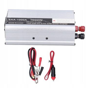 PRĄDNICA INWERTER 1000W 12V DO 220V