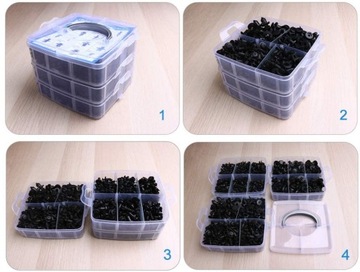 КОМПЛЕКТ АВТОМОБИЛЬНЫХ ЗАЖИМОВ ДЛЯ ОБИВКИ 625 + СЪЕМНИК