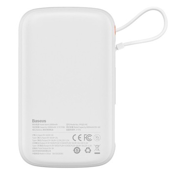 BASEUS POWER BANK 10000 мАч 22,5 Вт USB/USB-C/IP QC