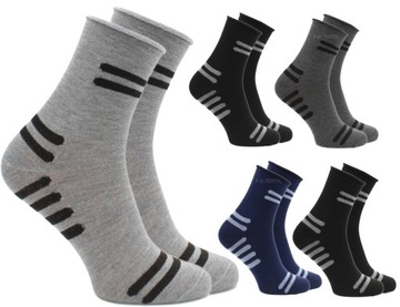 5X Skarpety męskie bezuciskowe nieuciskowe 39-42