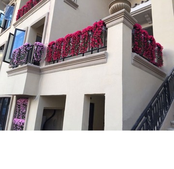 цветочная гирлянда, подвесные искусственные цветы