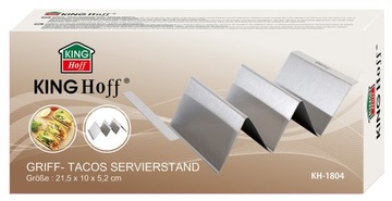 UCHWYT STOJAK SERWOWANIA TACOS PRZEKĄSEK STALOWY