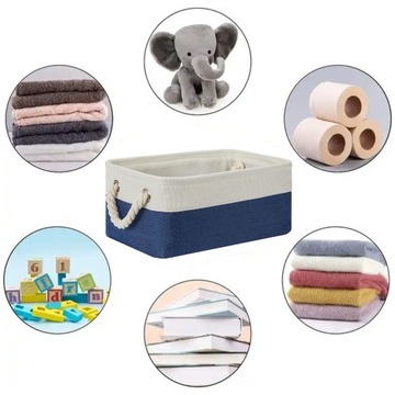 ОРГАНАЙЗЕР ДЛЯ ХРАНЕНИЯ ДЕКОРАТИВНАЯ корзина для белья контейнер для игрушек S