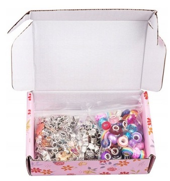 НАБОР БИСЕРА ДЛЯ ИЗГОТОВЛЕНИЯ ПОДВЕСОК-БРАСЛЕТОВ