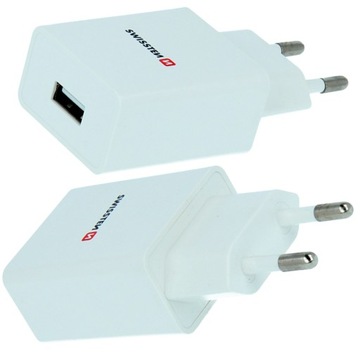 Дорожное зарядное устройство USB-адаптер питания 1А 5Вт SWISSTEN