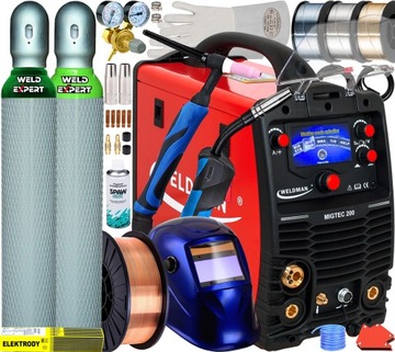 SPAWARKA INWERTOROWA MIG WELDMAN 200 LCD 230V TIG