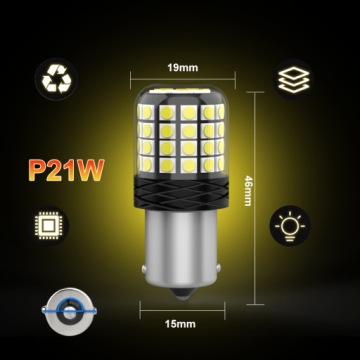 LED BULB P21W 1 PC XSTORM REVERSE CANBUS STRONG DAYLIGHT DRL