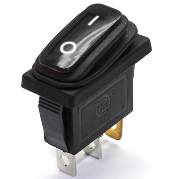 PRZEŁĄCZNIK ON-OFF KCD3 250V CZARNY IP65