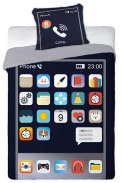 Pościel 140x200 Telefon 1702 Smartfon młodzieżowa Faro