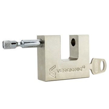 Замок навесной, чугун, сатин, прочный, чугунный болт, 3 ключа, 50 мм