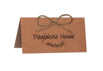 Boho style vintage rustykalne winietki na ślub 24h