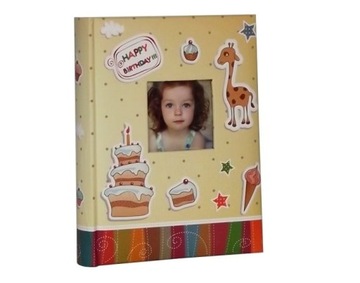 ALBUM DZIECKA dziecięcy szyty 200 10x15 opis SWEET CAKE