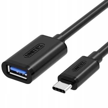 Кабель-адаптер Unitek USB Type-C — USB AF, 0,15 м