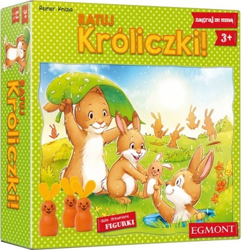 ZAGRAJ ZE MNĄ! Ratuj króliczki - Gra EGMONT