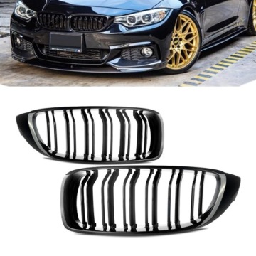 Искусственная решетка для почек, черный блеск, 2 шт. для BMW 4 F32 F33 F36 M ПАКЕТ