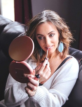 СКЛАДНОЕ КАРМАННОЕ ЗЕРКАЛО С LED-подсветкой ДЛЯ СУМКИ