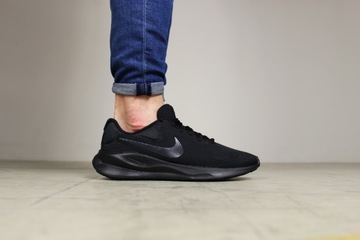 buty męskie Nike do biegania CZARNE sportowe treningowe WYGODNE sneakersy