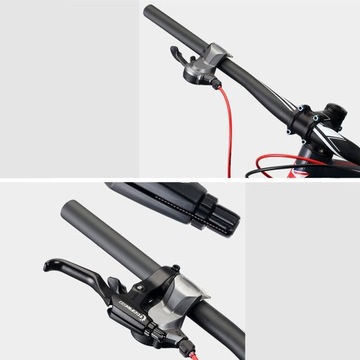 2 . Рычаги велосипедного тормоза слева и справа